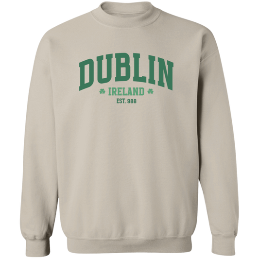 Dublin Crewneck Pullover Sweatshirt